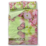 Постельное бельё Бабочки Feileacan купить в интернет магазине||Галактика текстиля Фото Постельное бельё Бабочки Feileacan