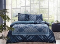 Постельное белье LUANA тёмно-голубое изображение