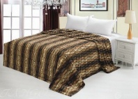 Покрывало мех Норка темная от интернет-магазина Галактика текстиля картинка Покрывало мех Норка темная