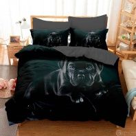 Постельное белье Щенок чёрного лабрадора изображение