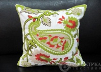 Декоративная наволочка Огурцы Восточный узор купить в интернет магазине||Галактика текстиля Изображение Декоративная наволочка Огурцы Восточный узор