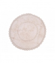 Фото Коврик для ванной розовый круглый LORA