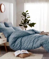 Постельное белье Tango Nature синее от интернет-магазина Галактика текстиля Постельное белье Tango Nature синее изображение