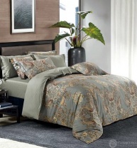 Постельное белье Сатиновое с золотом от интернет-магазина Галактика текстиля Постельное белье Сатиновое с золотом изображение