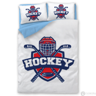 Постельное бельё С символикой хоккея от интернет-магазина Галактика текстиля Фотография Постельное бельё С символикой хоккея