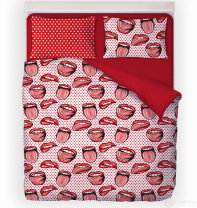 Постельное белье Губы от интернет-магазина Галактика текстиля Постельное белье Губы изображение