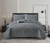 Покрывало Casablanca велюр серое от интернет-магазина Галактика текстиля картинка Покрывало Casablanca велюр серое