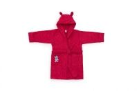 Халат банный детский Тач бордо фото