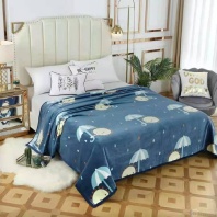 Плед Зонтики от интернет магазина galatekstil.ru Фотография Плед Зонтики