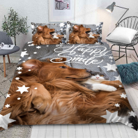 Фотография Постельное бельё Кошка и Собака 3D