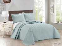 картинка Покрывало Cleo Muscat голубое серебро