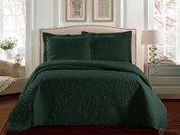 Покрывало MARRAKECH тёмно-зеленое от интернет-магазина Галактика текстиля картинка Покрывало MARRAKECH тёмно-зеленое