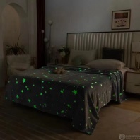 Плед Падающая звезда от интернет-магазина Галактика текстиля Фотография Плед Падающая звезда