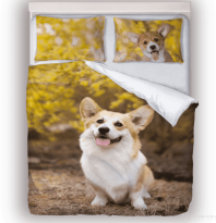 Постельное белье Собака Корги от интернет-магазина Галактика текстиля Постельное белье Собака Корги изображение