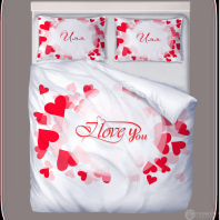  Постельное белье Сердечки фото