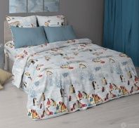 Постельное белье Весёлые пингвинята от интернет-магазина Галактика текстиля Фотография Постельное белье Весёлые пингвинята