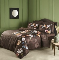 Постельное бельё AOSTA коричневый DIGITAL SATEN изображение