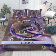 Фото Постельное белье Весы сиреневое