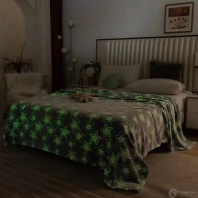 Плед Tango Moonlight со звёздами от интернет-магазина Галактика текстиля Фотография Плед Tango Moonlight со звёздами