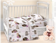 Постельное белье детское Пушистики от интернет-магазина Галактика текстиля Фотография Постельное белье детское Пушистики