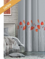 Фотография Штора Волшебная ночь Сатен Floral 