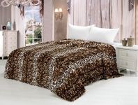 Покрывало мех Леопардовое от интернет-магазина Галактика текстиля картинка Покрывало мех Леопардовое