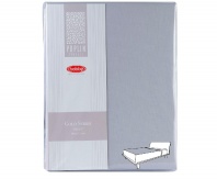 Простыня Hobby серая поплин от интернет-магазина Галактика текстиля Простыня Hobby серая поплин фотография