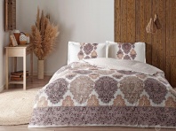 Постельное белье SATEN CARINA коричневый от интернет-магазина Галактика текстиля Постельное белье SATEN CARINA коричневый изображение