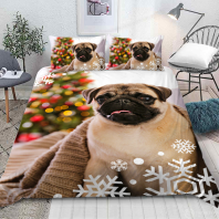  Постельное бельё Мопсы Capacity ancient Изображение