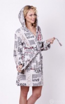 Картинка Халат женский Вирджиния Секрет Газета 