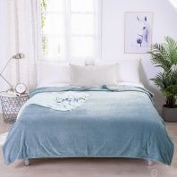 Плед Spiga светло-голубой от интернет магазина galatekstil.ru Фотография Плед Spiga светло-голубой