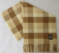 Фотография Плед Клетка шерсть