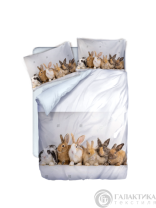 Фотография Постельное белье Кролики 3д rossella