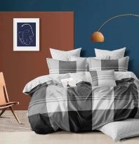 Постельное белье Tango клетка из микросатина изображение