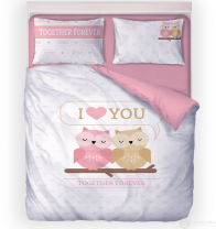 Фотография Комплект постельного белья Совы