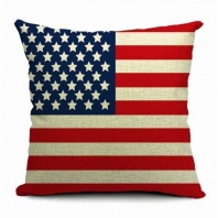 Декоративная наволочка Американский флаг купить в интернет магазине||Галактика текстиля Изображение Декоративная наволочка Американский флаг