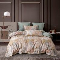 Постельное белье Asabella с простыней на резинке от интернет-магазина Галактика текстиля Постельное белье Asabella с простыней на резинке изображение