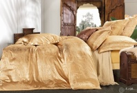 Постельное белье Сатин жаккард желтое от интернет-магазина Галактика текстиля Постельное белье Сатин жаккард желтое изображение