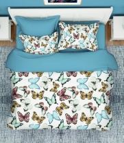 Постельное белье Разноцветные бабочки изображение