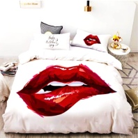 Постельное бельё С губами от интернет-магазина Галактика текстиля Постельное бельё С губами фото