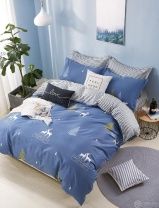 Постельное бельё С новогодним рисунком Олени от интернет-магазина Галактика текстиля Постельное бельё С новогодним рисунком Олени Изображение