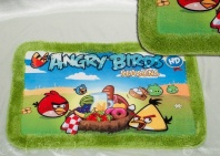 Коврик для ванной Tango Angry birds от интернет-магазина Галактика текстиля Фотография Коврик для ванной Tango Angry birds