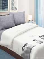 Постельное белье С пингвинами от интернет-магазина Галактика текстиля Фотография Постельное белье С пингвинами