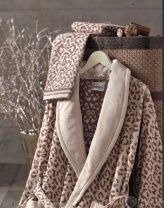 Картинка Халат Леопардовый велюровый 