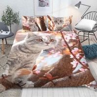 Фотография Постельное бельё Кошка на дереве