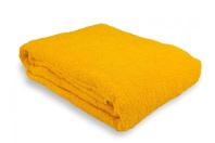 Фото Простынь махровая Жёлтая хлопок