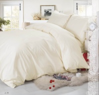 Постельное белье Поплин с кружевом Шампань изображение