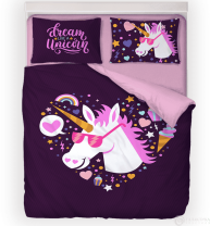 Фотография Постельное бельё С Единорогом в очках