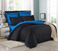Постельное белье Valtery Чёрный Индиго изображение