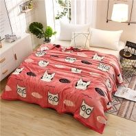 Плед микрофибра Tango Котики от интернет магазина galatekstil.ru Фотография Плед микрофибра Tango Котики